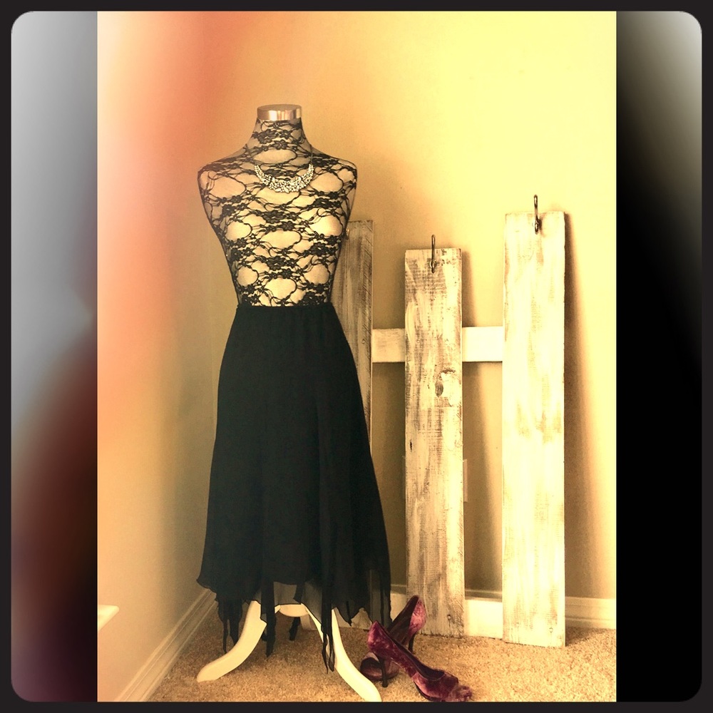 Express silk skirt